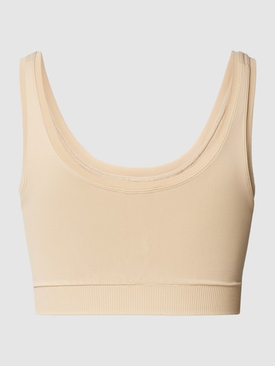 Hanro Bralette mit breiten Trägern Modell 'Touch Feeling' Beige 3