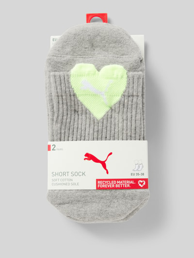 Puma Socken mit Label-Detail im 2er-Pack Mittelgrau 3