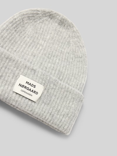 MADS NØRGAARD Beanie van scheerwolmix, model 'Tosca Anju' Zilver gemêleerd - 2