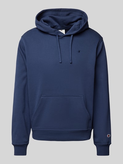 CHAMPION Bluza z kapturem i naszywką z logo Granatowy 2