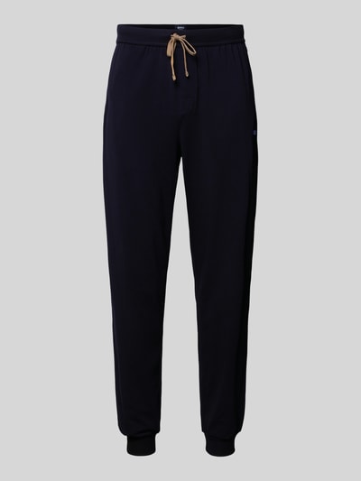 BOSS Comfort Fit Sweathose aus Baumwoll-Mix Modell 'MIX&MATCH PANTS' Black 2