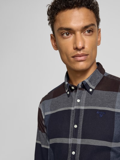 Barbour Tailored Fit Freizeithemd aus reiner Baumwolle Dunkelbraun 3