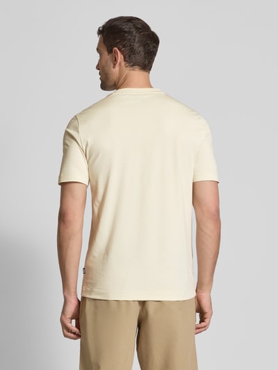 BOSS T-Shirt mit Label-Print Modell 'Thompson' Offwhite 5
