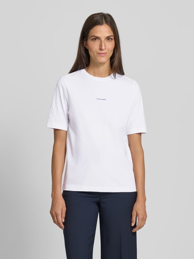 Selected Femme T-shirt o kroju comfort fit z czystej bawełny model ‘SIGNE-HANKIE’ Królewski niebieski 4