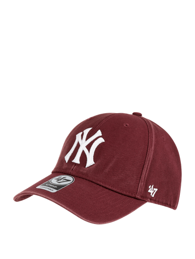 '47 Czapka z daszkiem z wyhaftowanym logo ‘New York Yankees’ Bordowy 1