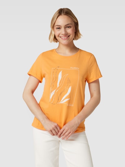 Tom Tailor T-Shirt mit Motiv-Print Orange 4