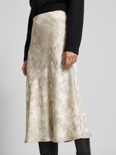 Neo Noir Spódnica midi z elastycznym pasem model ‘Bovary’ Biały 3