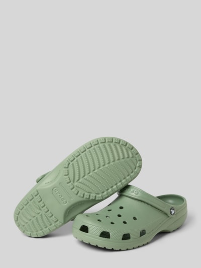Crocs Hausschuhe mit Label-Detail Hellgruen 4