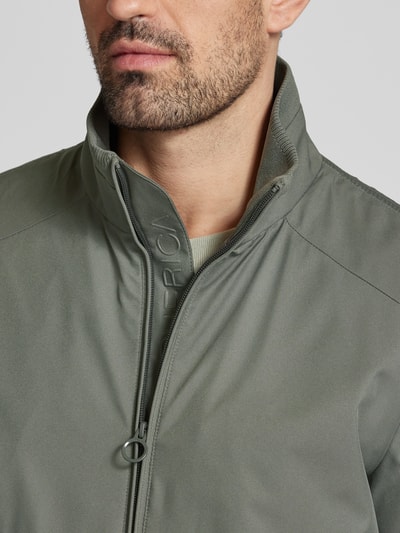 Geox Blouson mit Zweiwege-Reißverschluss Modell 'SPHERICA' Oliv 3