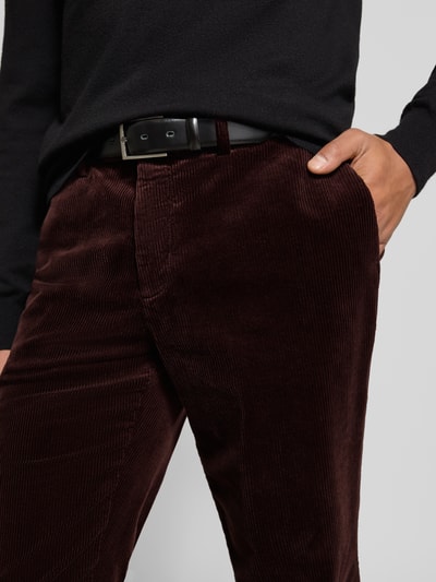 g1920 Cordhose mit französischen Eingrifftaschen Modell 'Tybalt' Bordeaux 3