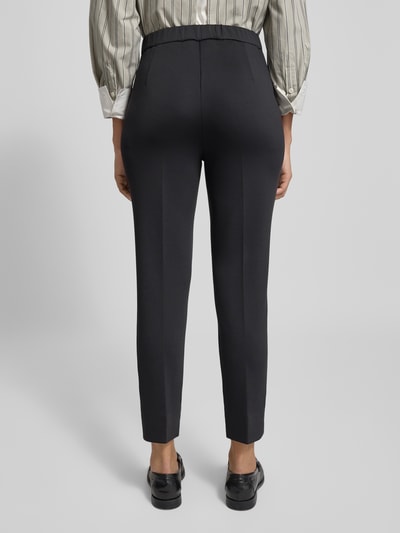 MM Spodnie o kroju regular fit z wąską nogawką i elastycznym pasem model ‘GERONA’ Czarny 5