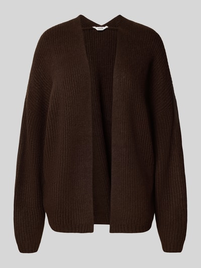 mbyM Kardigan z prążkowanymi wykończeniami Średniobrązowy 2