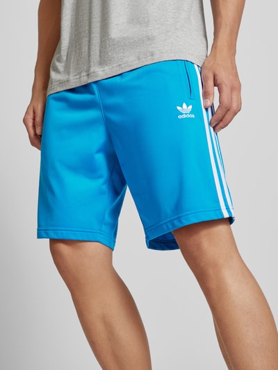 adidas Originals Regular fit korte broek met labelstitching, model 'FBIRD' Bleu - 3