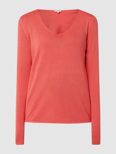 Tom Tailor Pullover mit V-Ausschnitt  Pink 2