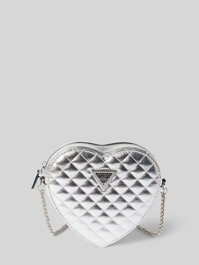 Guess Crossbodytas in metallic, model 'HEART' Zilver - 2