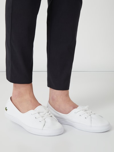 Lacoste Sneaker aus Canvas Modell 'Ziane' Weiss 3