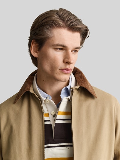GANT Regular fit bomberjack van pure katoen model 'HARRINGTON' Hazelnoot - 3