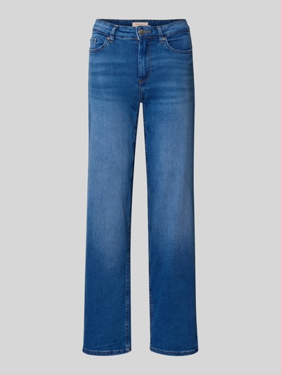 Produktfoto, Straight Fit Jeans aus Bio-Baumwoll-Mix Modell 'BLUSH' van Only, look: effen, pasvorm: straight fit, 5-pocketmodel, denimtextuur.