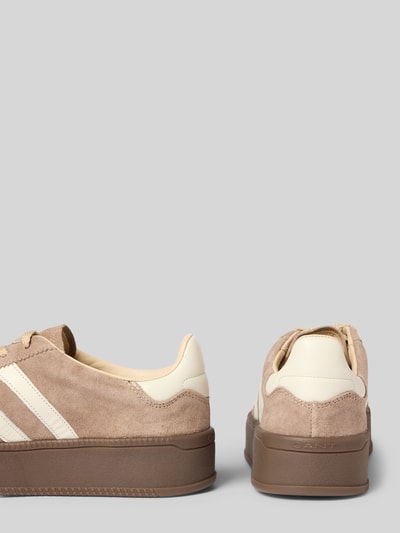 Produktfoto, Sneaker aus echtem Rindsleder Modell 'Cuzmani' von GANT, Damen Sneaker, beige-braune Farbe, Wildlederstruktur, gummierte Sohle