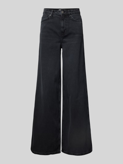 Mango Wide Leg Jeans im 5-Pocket-Design Modell 'DAPHNE' Anthrazit 2