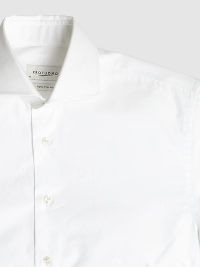 Profuomo Regular Fit Business-Hemd aus Twill Weiss 2