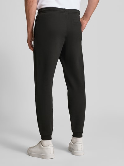 Lacoste Tapered Sweatpants aus reiner Baumwolle Black 5