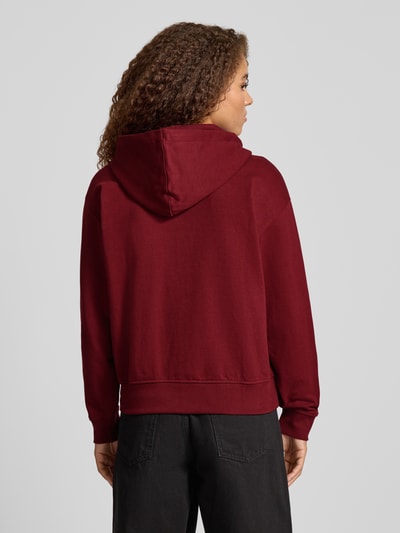 Calvin Klein Jeans Sweatjack met labelprint Bordeaux - 5
