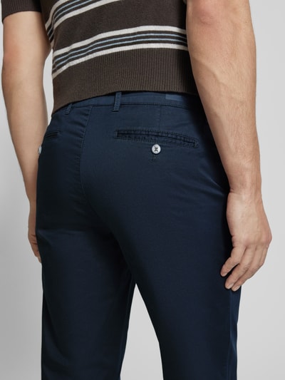 Brax Spodnie materiałowe z domieszką lyocellu, krój regular fit, model 'Everest' Granatowy 3