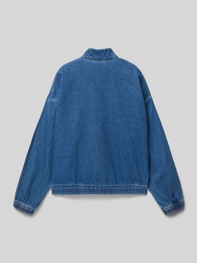 adidas Originals Kurtka jeansowa z krótką listwą z zamkiem błyskawicznym Niebieski 3