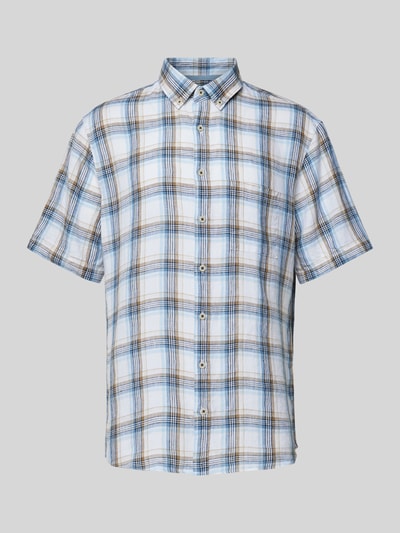 Brax Vrijetijdsoverhemd met button-downkraag, model ‘Dan’ Geel - 2