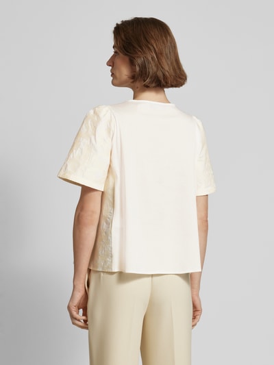 Weekend Max Mara Bluse mit Rundhalsausschnitt Offwhite 5