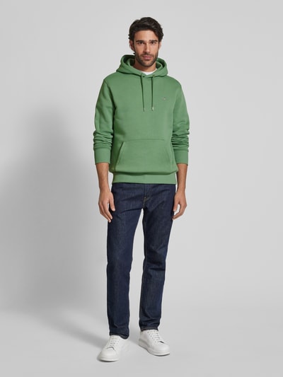 Gant Hoodie mit Label-Stitching Schilf 1