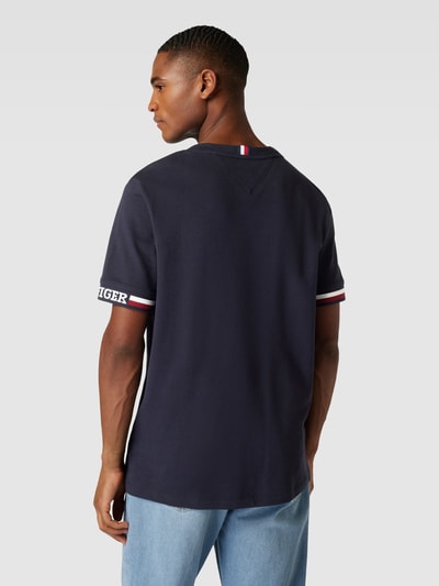 Tommy Hilfiger T-Shirt mit Kontraststreifen Marine 5