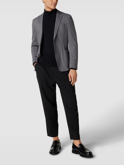 Baldessarini Slim Fit 2-Knopfsakko mit Anstecknadel Modell 'Seba' Silber Melange 1