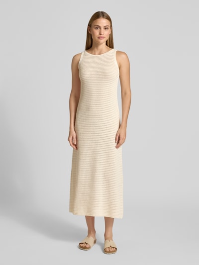 DRYKORN Strickkleid mit Rundhalsausschnitt Modell 'IKIS' Ecru 4