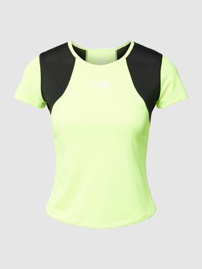 The North Face T-shirt z nadrukiem z logo model ‘LIGHTBRIGHT’ Żółty 2