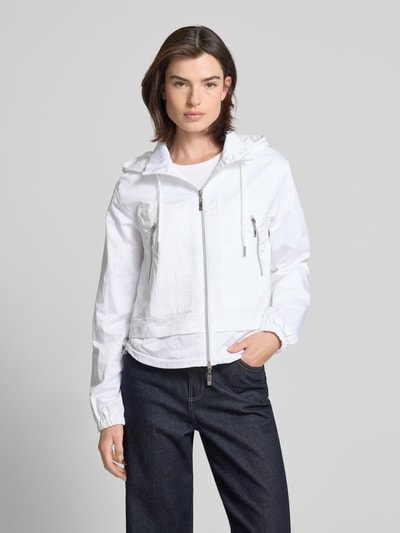 monari Kurtka z zamkiem błyskawicznym dwustronnym Złamany biały 4