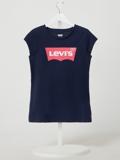 Levi’s® Kids T-shirt met logo Marineblauw - 1