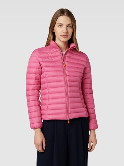 SAVE THE DUCK Steppjacke mit Zweiwege-Reißverschluss Modell 'CARLY' Pink 4