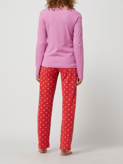 LOUIS & LOUISA Pyjama mit Stretch-Anteil  Rot 4