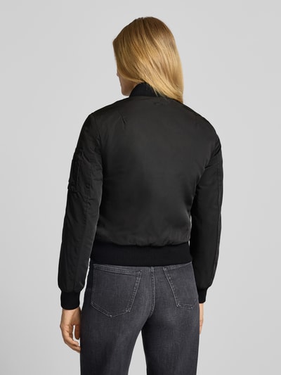 Original Bombers Bomberjack met labelpatch Zwart - 5