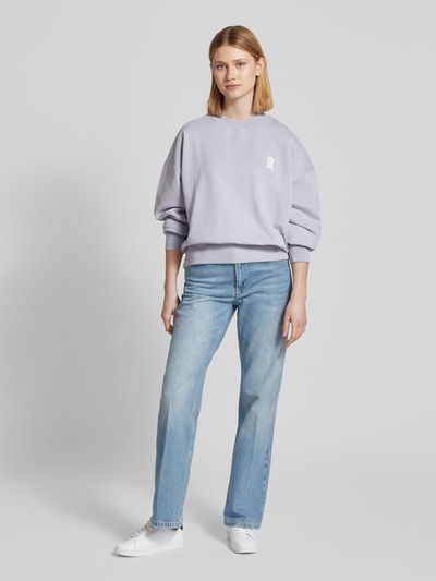 Armedangels Oversized Sweatshirt mit gerippten Abschlüssen Lavender 1