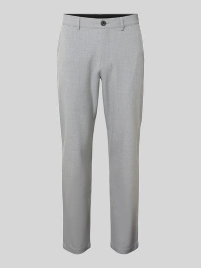 SELECTED HOMME Chinosy o kroju slim fit z dodatkiem wiskozy model ‘175 SLIM ROBERT FLEX’ Jasnoszary 2