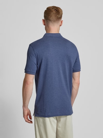 Gant Regular Fit Poloshirt mit Label-Stitching Jeansblau Melange 5