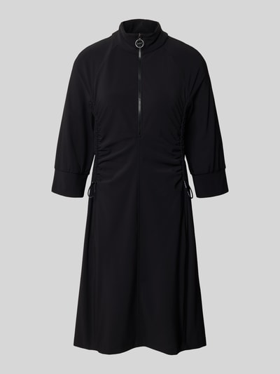 Marc Cain Knielange jurk met ritssluiting Zwart - 2