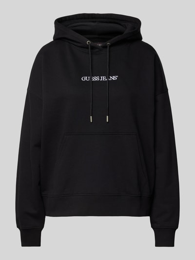 Guess Jeans Oversized Hoodie mit Kapuze Black 2