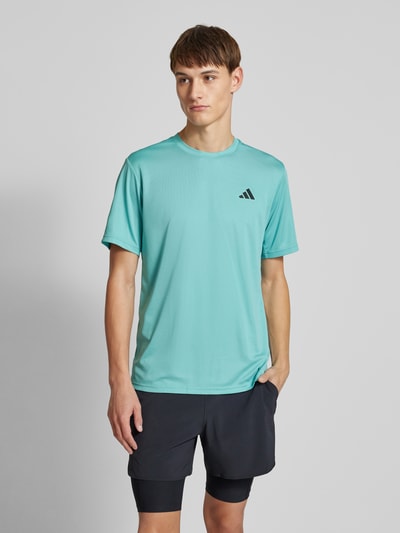 Adidas Training T-Shirt mit Logo-Detail Aqua 4