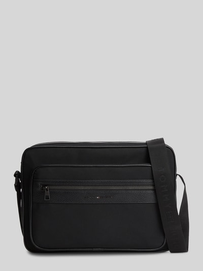 Tommy Hilfiger torba na ramię z napisem z logo model 'TH REPREVE MESSENGER' BLACK 2
