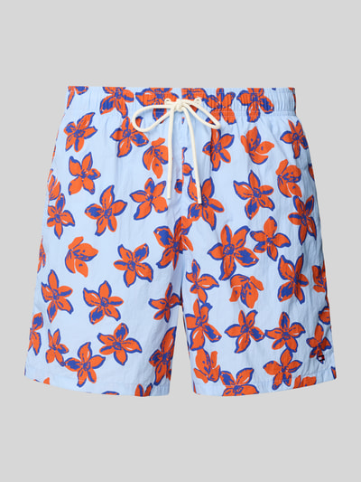 Tommy Hilfiger Zwembroek met all-over motief Lichtblauw - 1