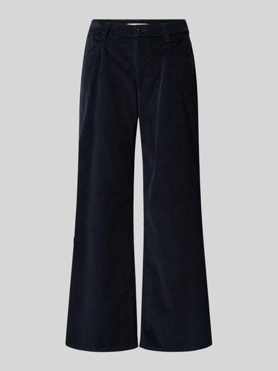 Brax Spodnie sztruksowe z 5 kieszeniami model ‘MORGAN’ Granatowy 2